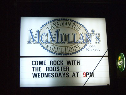Acoustic Rooster at McMullan’s Sign